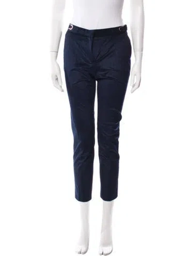 Pre-owned Gabriela Hearst Straight Leg Pants In Blue