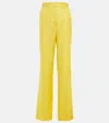 Gabriela Hearst Vesta Pant In Cadmium Yellow Virgin Wool And Silk Linen Twill In Cadmium Yellow