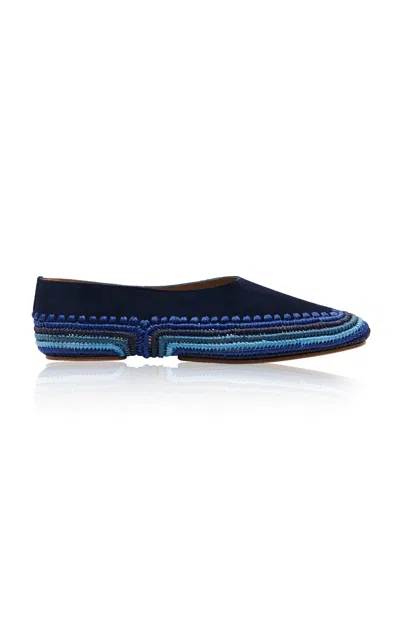 Gabriela Hearst Strength Flat In Blue