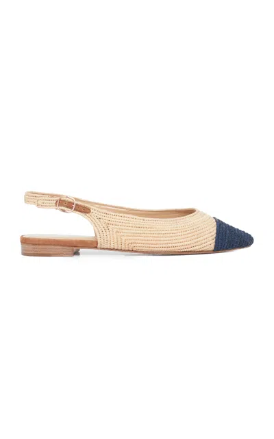 Gabriela Hearst Strength Slingback In Neutral