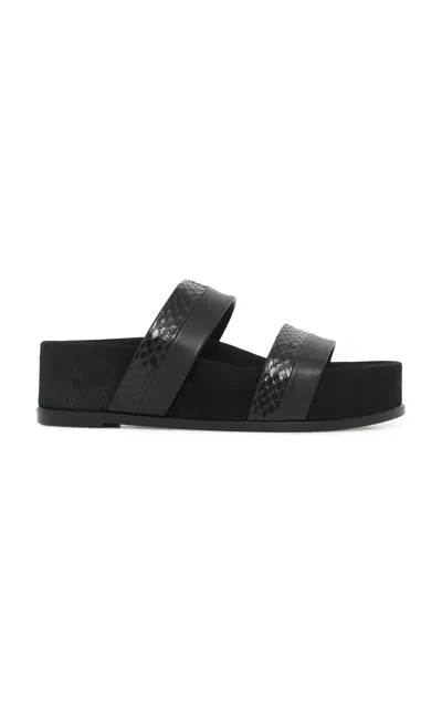 Gabriela Hearst Striker Sandal In Black