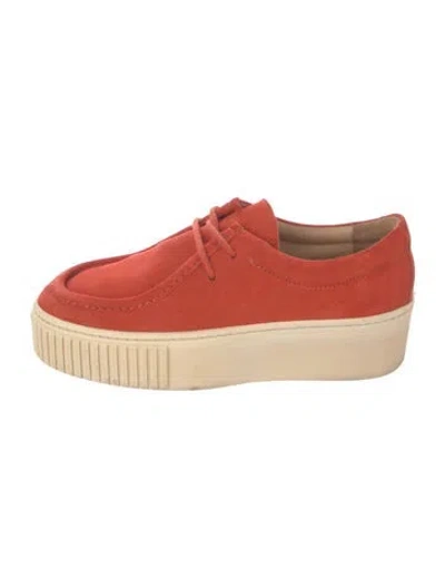 Pre-owned Gabriela Hearst Suede Loafers In Orange
