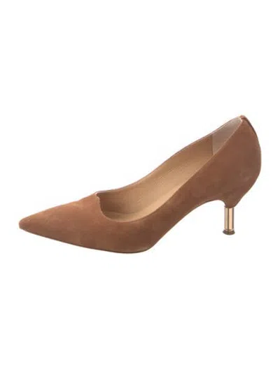 Pre-owned Gabriela Hearst Suede Pumps In Brown