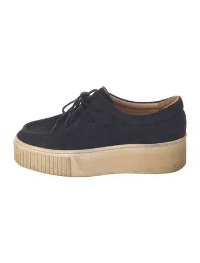 Pre-owned Gabriela Hearst Suede Sneakers In Blue