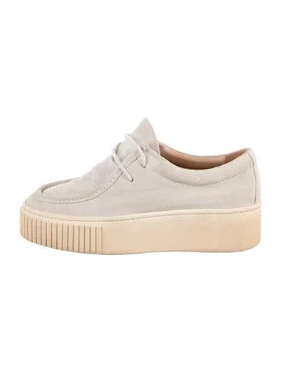 Pre-owned Gabriela Hearst Suede Sneakers In Neutral