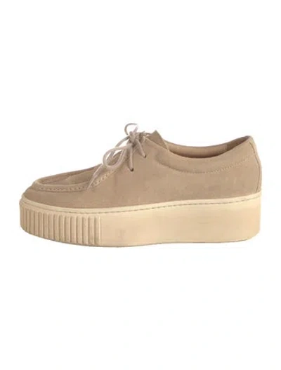 Pre-owned Gabriela Hearst Suede Sneakers In Neutral