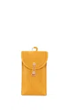 Gabriela Hearst Sunglasses Pouch In Golden Birch Suede