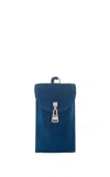 Gabriela Hearst Sunglasses Pouch In Navy Suede In Blue