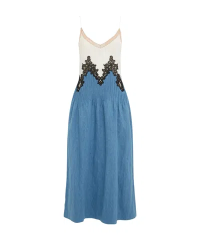 GABRIELA HEARST SUSPENDER DRESS