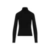 Gabriela Hearst May Wool, Cashmere And Silk Turtleneck Sweater In Black