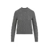Gabriela Hearst Anthea Cashmere Knit Sweater In Grey