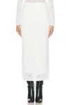 Gabriela Hearst Tanguy Skirt In Ivory