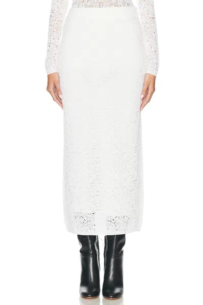 Gabriela Hearst Tanguy Skirt In Ivory