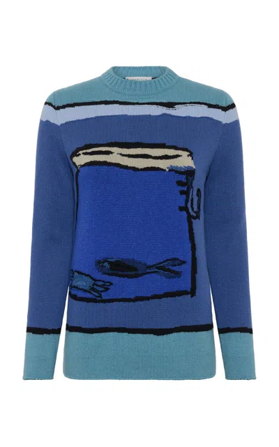 Gabriela Hearst Tarikel Cashmere Sweater In Multi