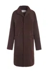 Gabriela Hearst Teddy Carcoat In Chocolate Shearling In Brown
