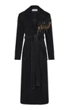 Gabriela Hearst Thaniel Fringed Suede Coat In Multi