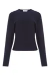Gabriela Hearst Theodore Knit Sweater In Navy Cashmere Silk In Navy