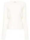 Gabriela Hearst Theodore Knit Sweater In White