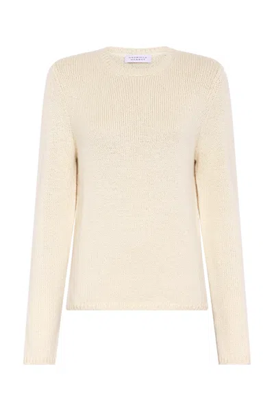 Gabriela Hearst Titus Knit Sweater In Off White Cashmere In Neutral