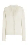 Gabriela Hearst Tori Knit Cardigan In Ivory Cashmere Silk In Ivory