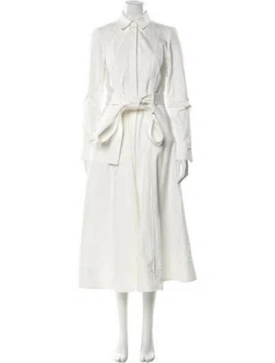 Pre-owned Gabriela Hearst Trench Coat In Neutral