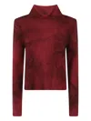 Gabriela Hearst Long-sleeved Sweater In Red
