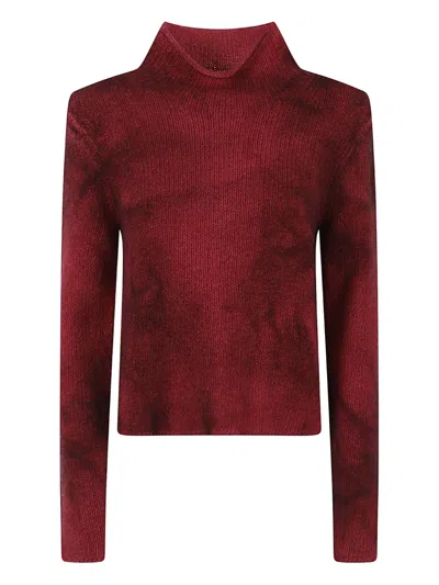 Gabriela Hearst Long-sleeved Sweater In Red