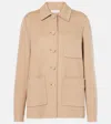 Gabriela Hearst Ulu Chore Jacket In Camel Sea Island Cotton Twill In Beige
