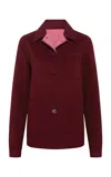Gabriela Hearst Ulu Cashmere Chore Jacket In Brown