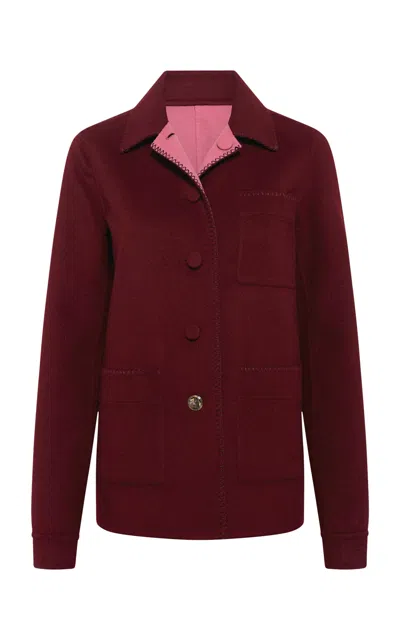 Gabriela Hearst Ulu Cashmere Chore Jacket In Brown