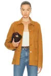 Gabriela Hearst Ulu Chore Jacket In Yellow