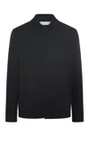 Gabriela Hearst Ulu M Chore Jacket In Black Double Face Recycled Cashmere In Black