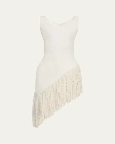 GABRIELA HEARST URSIN FRINGED SILK BOUCLÉ TOP