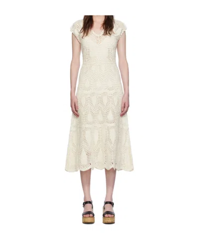 GABRIELA HEARST V-NECK DRESS