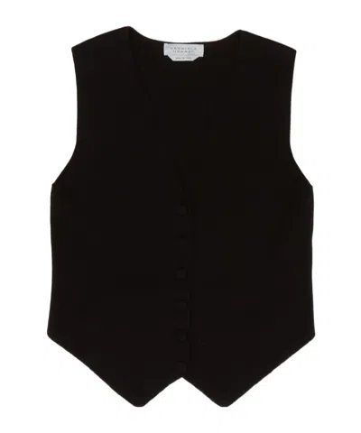 Gabriela Hearst V-neck Vest In Black