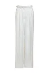 Gabriela Hearst Vargas Pant In Lvory