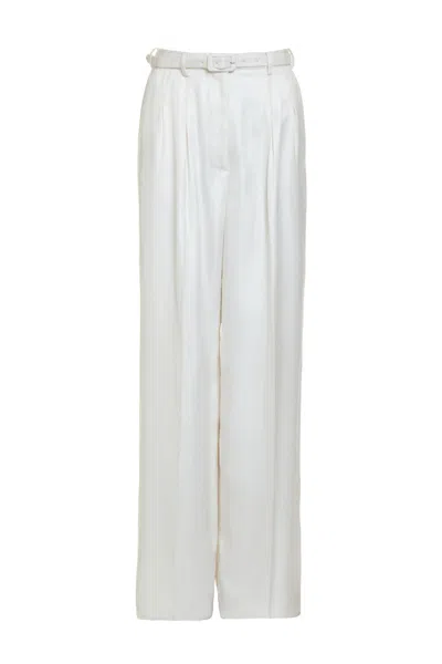 Gabriela Hearst Vargas Pant In Lvory