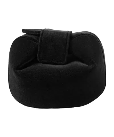 Gabriela Hearst Soft Demi Leather Clutch In Black