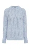 Gabriela Hearst Veralune Chunky Knit Cashmere Sweater In Blue
