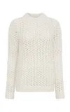 Gabriela Hearst Veralune Chunky Knit Cashmere Sweater In White