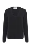 Gabriela Hearst Vesper Cashmere V-neck Sweater In Black