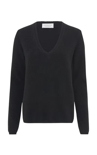 Gabriela Hearst Vesper Cashmere V-neck Sweater In Black