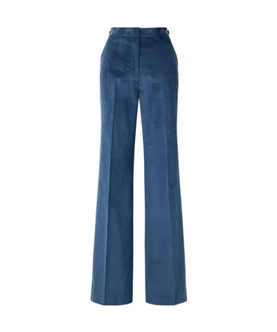 Gabriela Hearst Vesta Cotton-corduroy Flared Pants In Multi