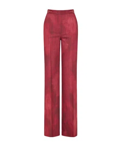 Gabriela Hearst Vesta Trousers In Burgundy