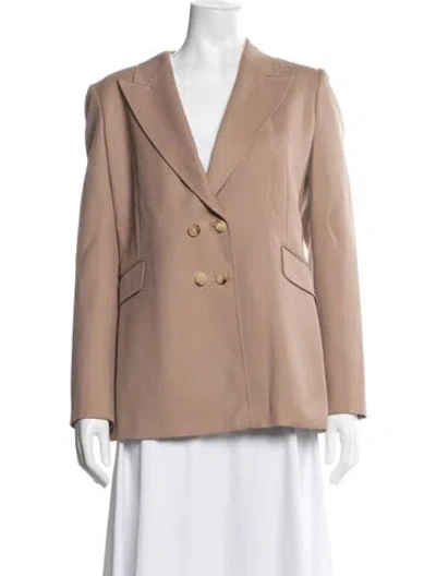 Pre-owned Gabriela Hearst Virgin Wool Blazer In Neutrals