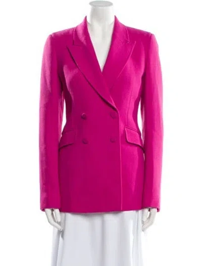 Pre-owned Gabriela Hearst Virgin Wool Blazer In Pink