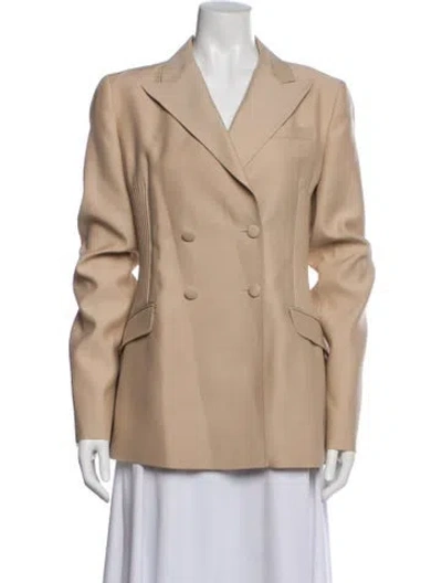 Pre-owned Gabriela Hearst Virgin Wool Jacket In Neutral