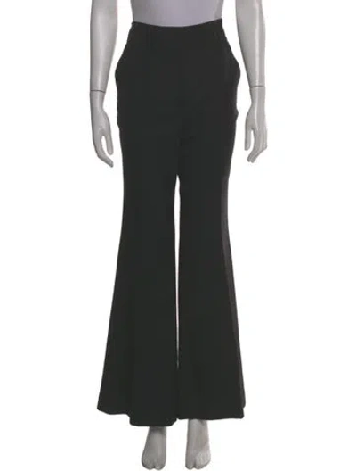 Pre-owned Gabriela Hearst Virgin Wool Wide Leg Pants In Gray
