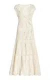 Gabriela Hearst Waldman Crochet Wool And Cashmere Maxi Dress In Ivory