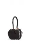 Gabriela Hearst Whipstitch Demi Bag In Black Suede In Black